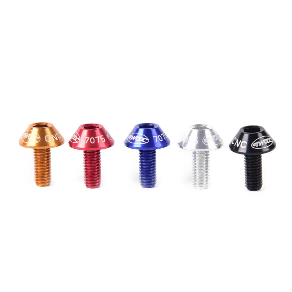 1Pc Mushroom Head Bicycle Water Bottle Cage Holder Screw Bolts Chic Unique Design Durable Colorful Accessory