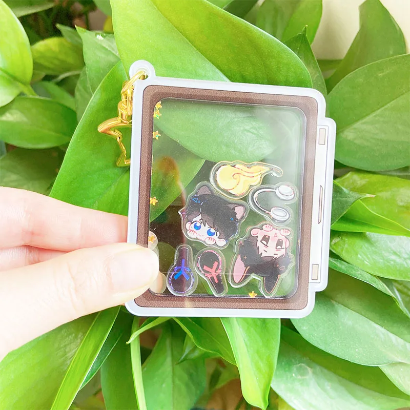 Smallbatchcustomshakeanimecutecartooncharacterkeyringframe