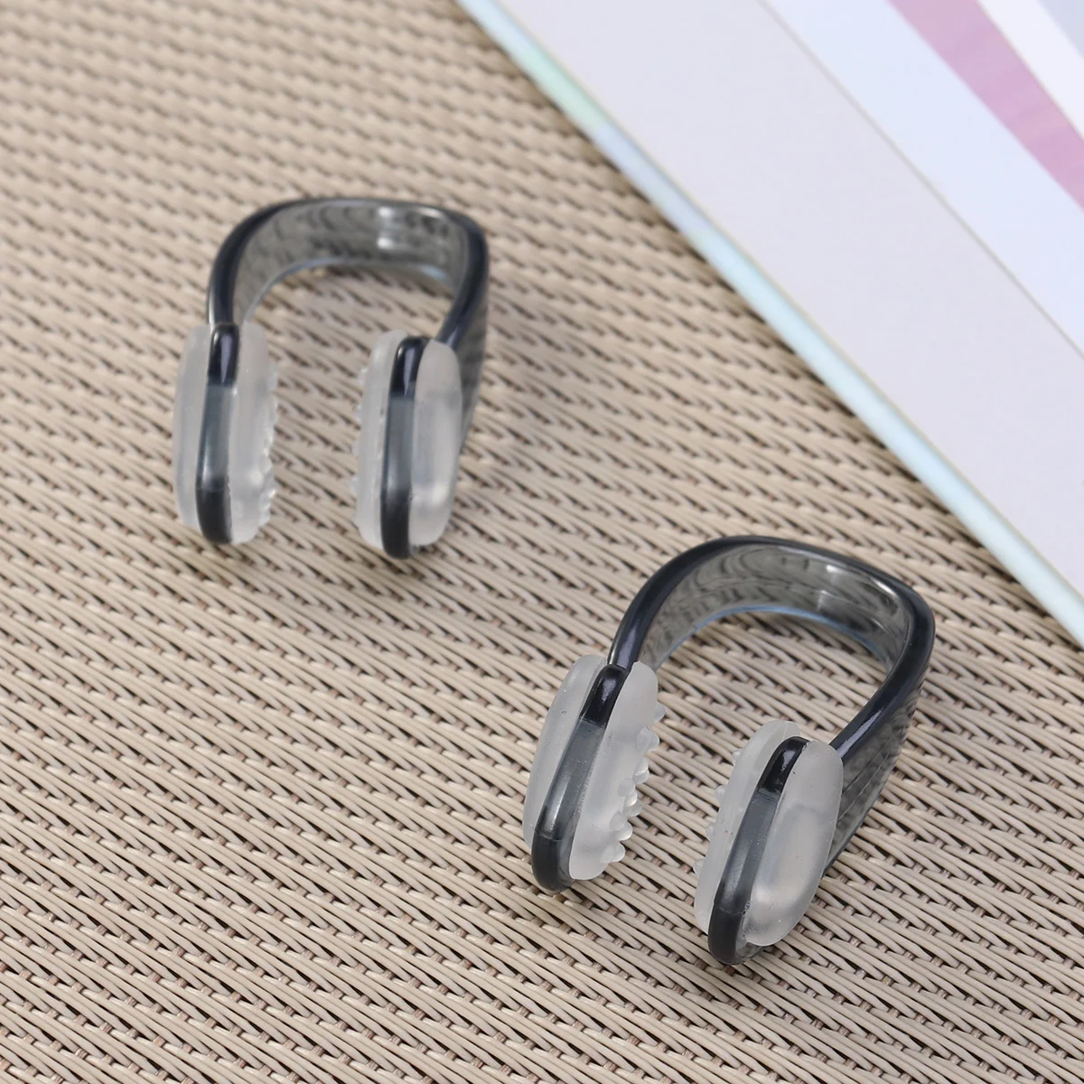 

2 Pcs Nasal Splint for Swimming Sports Adult Gear Plugs Nose Clip Child Silicone