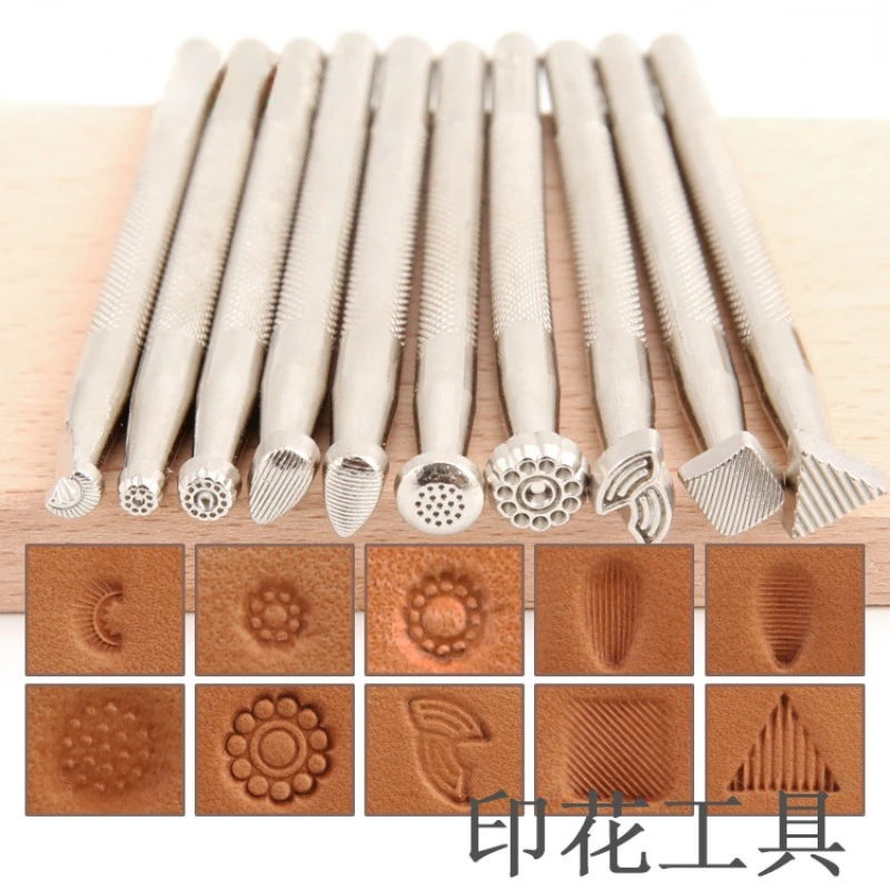 

Инструмент «сделай сам» для печати на коже, инструменты ручной работы из сплава и металла для резьбы по кожевенному ремеслу, инструменты для тиснения кожаного седла