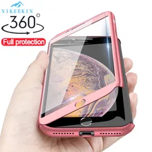  360 Full Cover Shockproof Case For iPhone 13 Pro Max 11 12 Pro XS Max Case Shell iPhone 7 8 6S Plus SE 2022 XR Screen Protector 