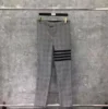 Factory Direct Tb Tom Autumn/winter New Black Four-in-one Plaid Trousers Casual Fashion Comfortable Versatile Suit Trousers 1
