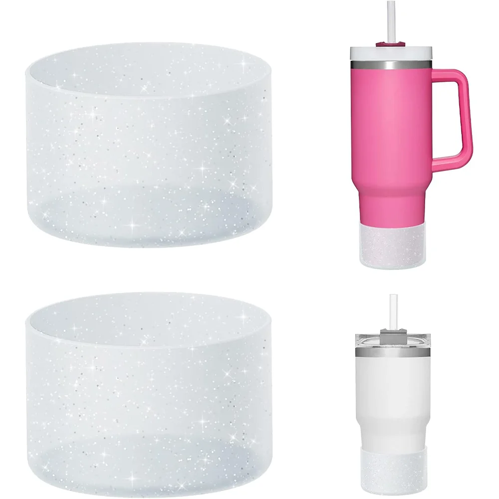 1Pc Decorative Silicone Sleeve For Stanley Mugs Silicone Bottom Cover For Water Bottles Silicone Boot