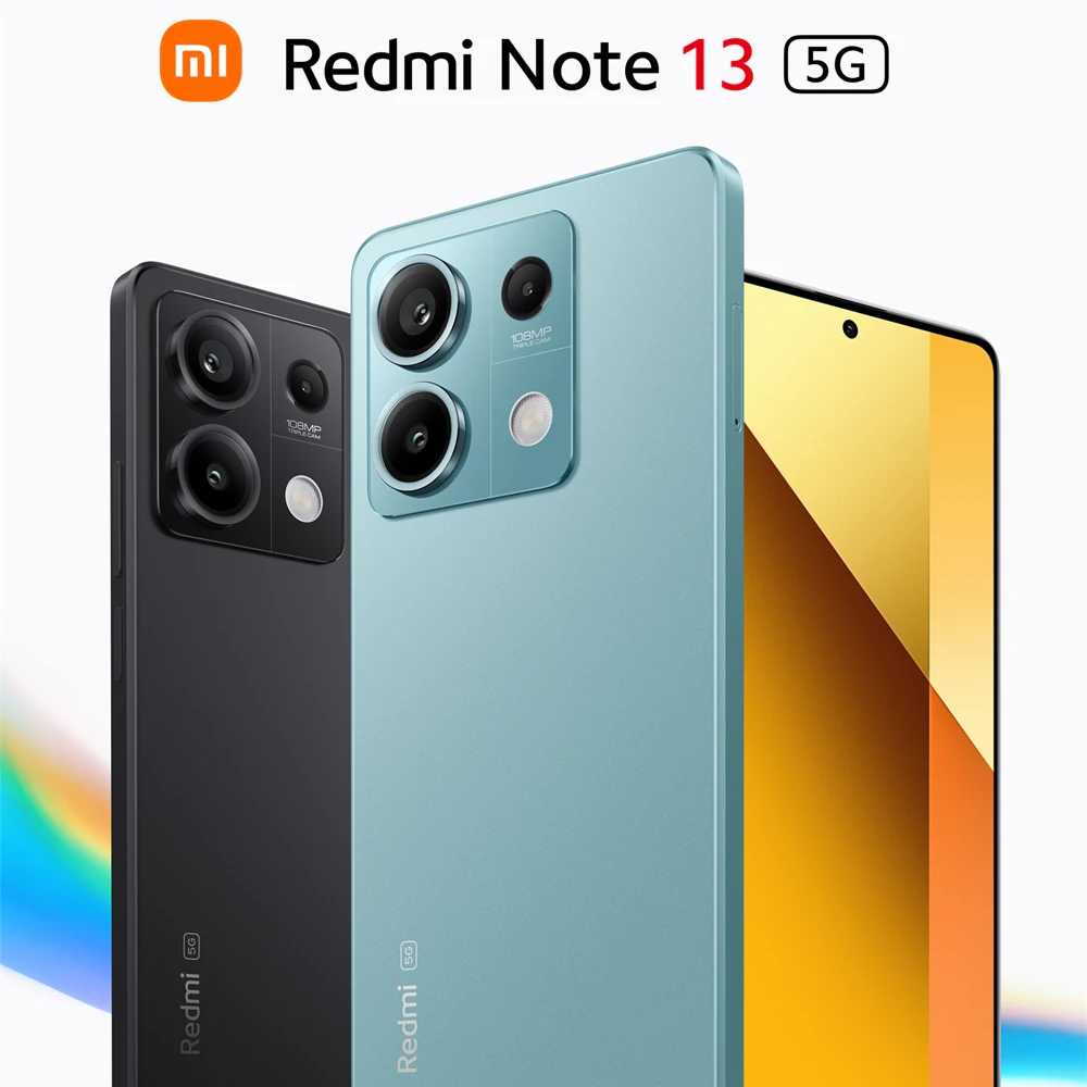 

Xiaomi Redmi Note 13 5G NFC 6GB+128GB 8GB+256GB 108MP Camera 6.67" 120Hz AMOLED FHD+ MTK Dimensity 6080 Global Version Note13 5G