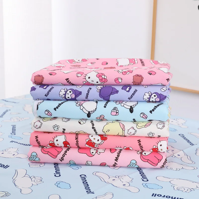 

Hello Kitty Sanrio Tablecloths Kawaii Cinnamoroll Cartoon Kuromi Anime Desk Outdoor Picnic Gathering Table Cushion Toys Girls