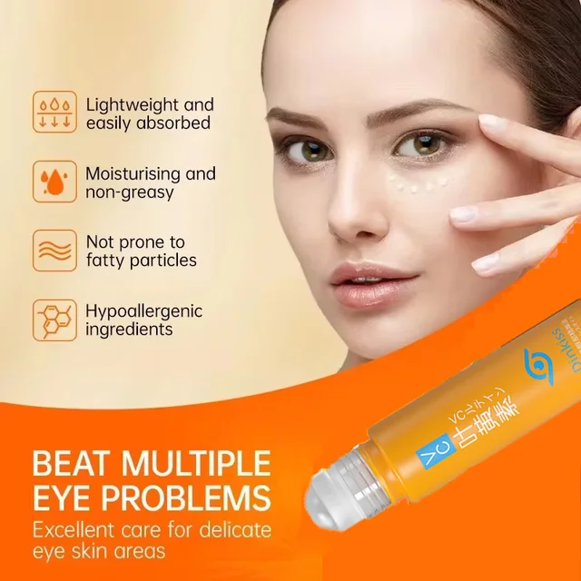 Anti Dark Circle Eye Serum Oil Retinol Anti Wrinkle Firming Skin Remove Eye Bag Fade Fine Line Whitening Brighten Eye Care Korea 4