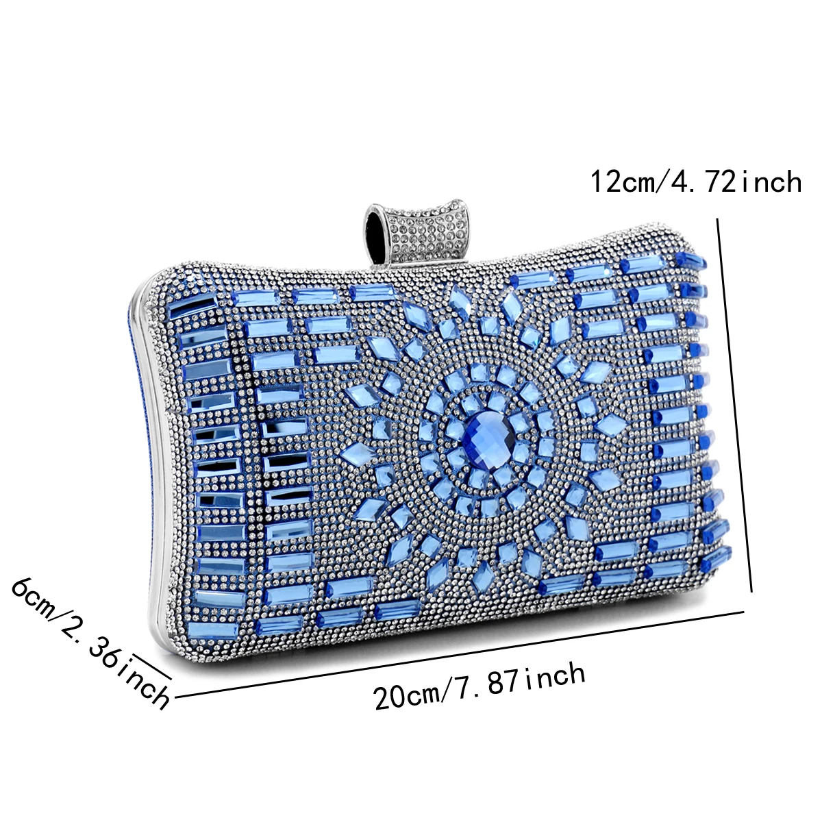 Acrylic Diamond Evening Clutch Bag for Women