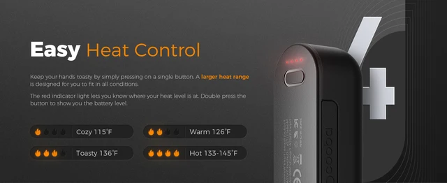 OCOOPA-Chauffe-mains électrique aste, chauffage portable magnétique, ultra  léger et fin, format de poche, 5200mAh, 3 recyclHeat, 2 paquets - AliExpress