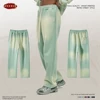 ZODF Retro Winter Washed 360sm Fleece Sweatpants For Men Unisex Casual Loose Gradient Distressed Straight Pants HY0642 2