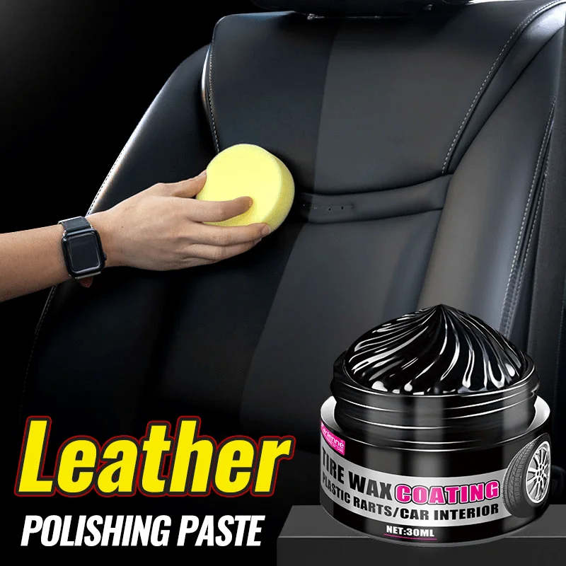 Black coating paste for plastic and rubber repair -General Motors Interior repair wax,Multi-purpose car care,long-lasting polish 4
