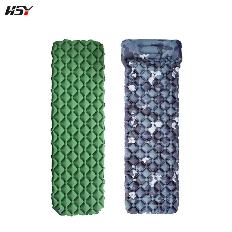 

Надувной коврик для ног, одинарный надувной коврик из ТПУ, ультратонкий портативный коврик для сна для кемпинга, влагостойкий коврик для пикника и кемпинга