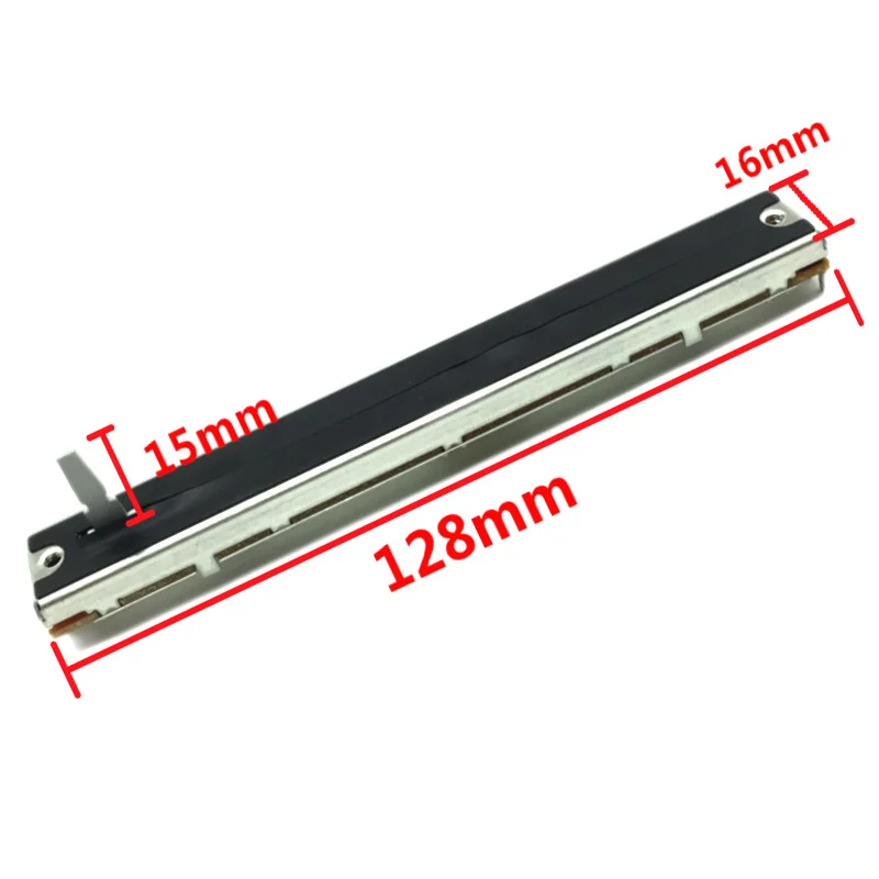 1pcs ALPS RAS0N Series Slide Potentiometer With Dust-cover Travel 100mm Total Length 128mm 3pin B10K Single-unit Metal