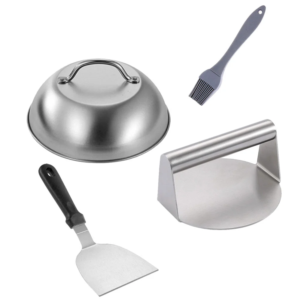 

Metal Cooking Mold Smash Burger Press Tools Squeezer Patty Making Smasher Griddle Stainless Steel Handle Maker Household