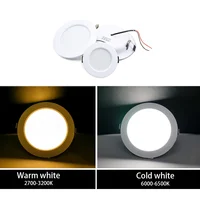10pcs/lot LED Downlight 5W 9W 12W 15W 18W Recessed Round Led Ceiling Lamp AC110V 220V DC12V 24V Indoor Lighting Warm/Cold White - Image 4