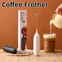 Electric Wireless Coffee Frother, Mini Quick Milk Frother,  Household Small Egg Beater,Handheld Electric Mixer,Battery No.5 1