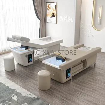 Shower Head Spa Shampo Chair Move Adjust Foot Portable Sink Luxury Hair Wash Bed Massage Shampouineuse Salon Equipment MQ50SC