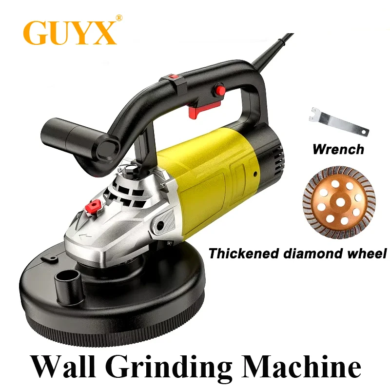Wall Grinding Machine Ground Concrete Polishing Machine Dust-Free Ground Angle Grinder Pavement Electric Planing Milling Tools