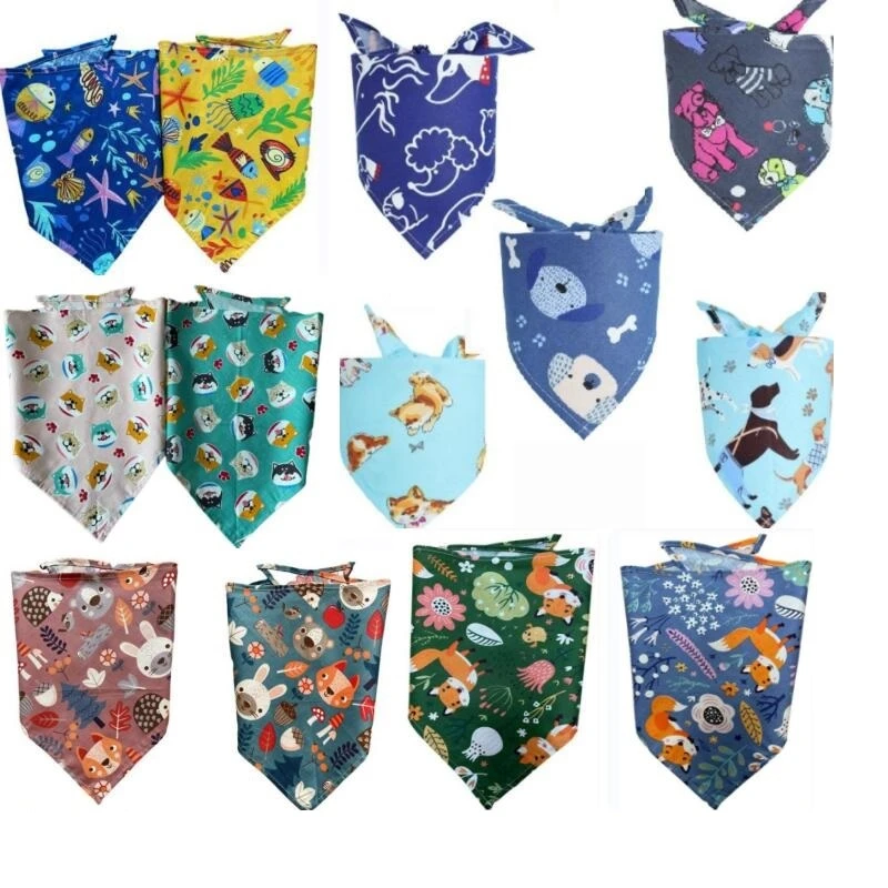 Wholesale 20pcs/lot New 20 Colors Adjustable New Dog Puppy Pet bandana