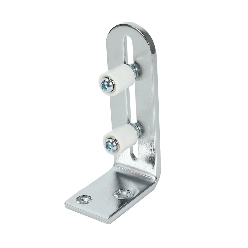 LUDA 3X Floor Guide For Bottom Of Sliding Barn Doors Adjustable Wall Mount Stay Roller Guide Ball Bearings