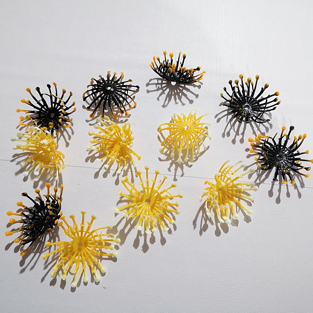 20 stücke Daisy DIY Blume Hochzeit Weihnachten Home Dekoration Künstliche Kunststoff Pflanze Wand Dekoration Miniatur Garten Dekoration – Detail 5