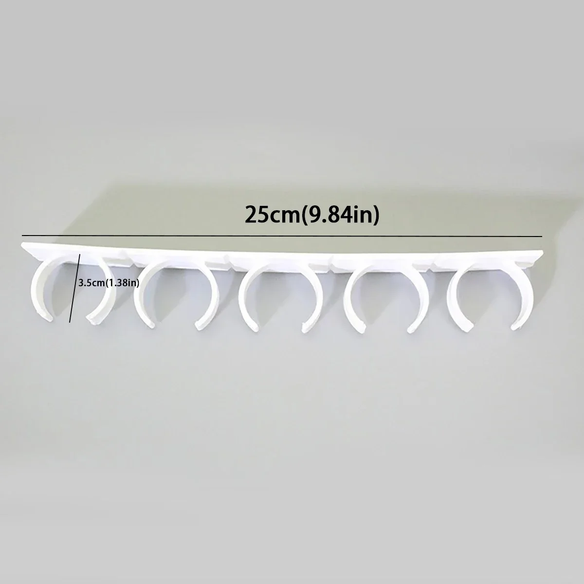 1/3PCSNo-Punch Spice Rack Storage Plastic Storage with 3.5cm Hooks No-Punch Paste Neatly Storing Spice Bottles for Kitchen Use