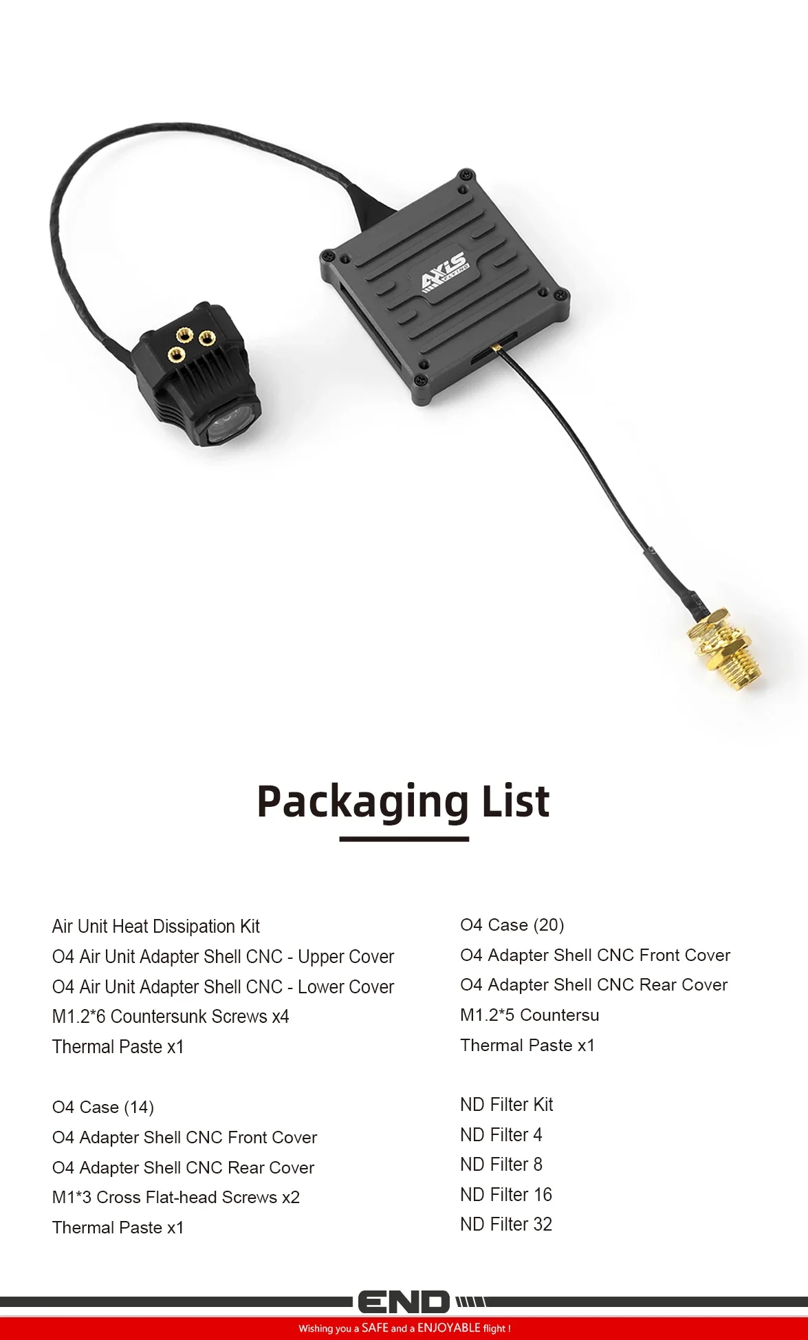 New Axisflying Adapts to O4 Lite Air Unit Case Lens Image DJI O4
