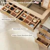 Vanity Desk with 36" HD Lighted Mirror,48" Big Modern Vanity Desk with Mirror and Lights,Dressing Table with 5 Drawers & Shelves 4