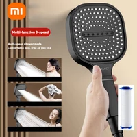 Xiaomi High Pressure Shower Head 13cm Large Panel 3Modes Massage Shower Head With Filter Element Bathroom Accessories Shower Set 1