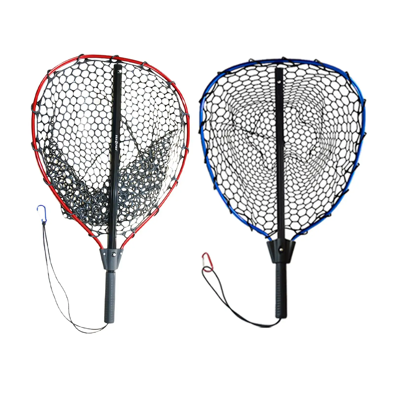 Fishing Net Aluminum Silicone Fishing Accessories Landing Net for