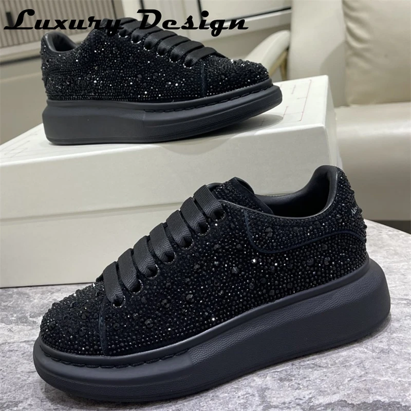mens rhinestone sneakers