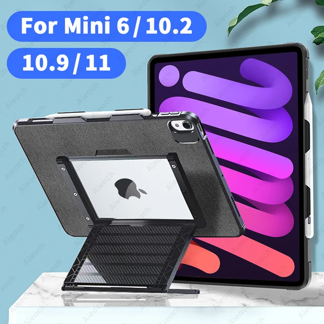 Funda con soporte para iPad Air 4, 10,9, Air 5, 2022, 10. ª generación, Pro  11, 12,9, Air 2, 3, 4 Gen, 6, 7, 8, 9. ª, Mini 6 - AliExpress