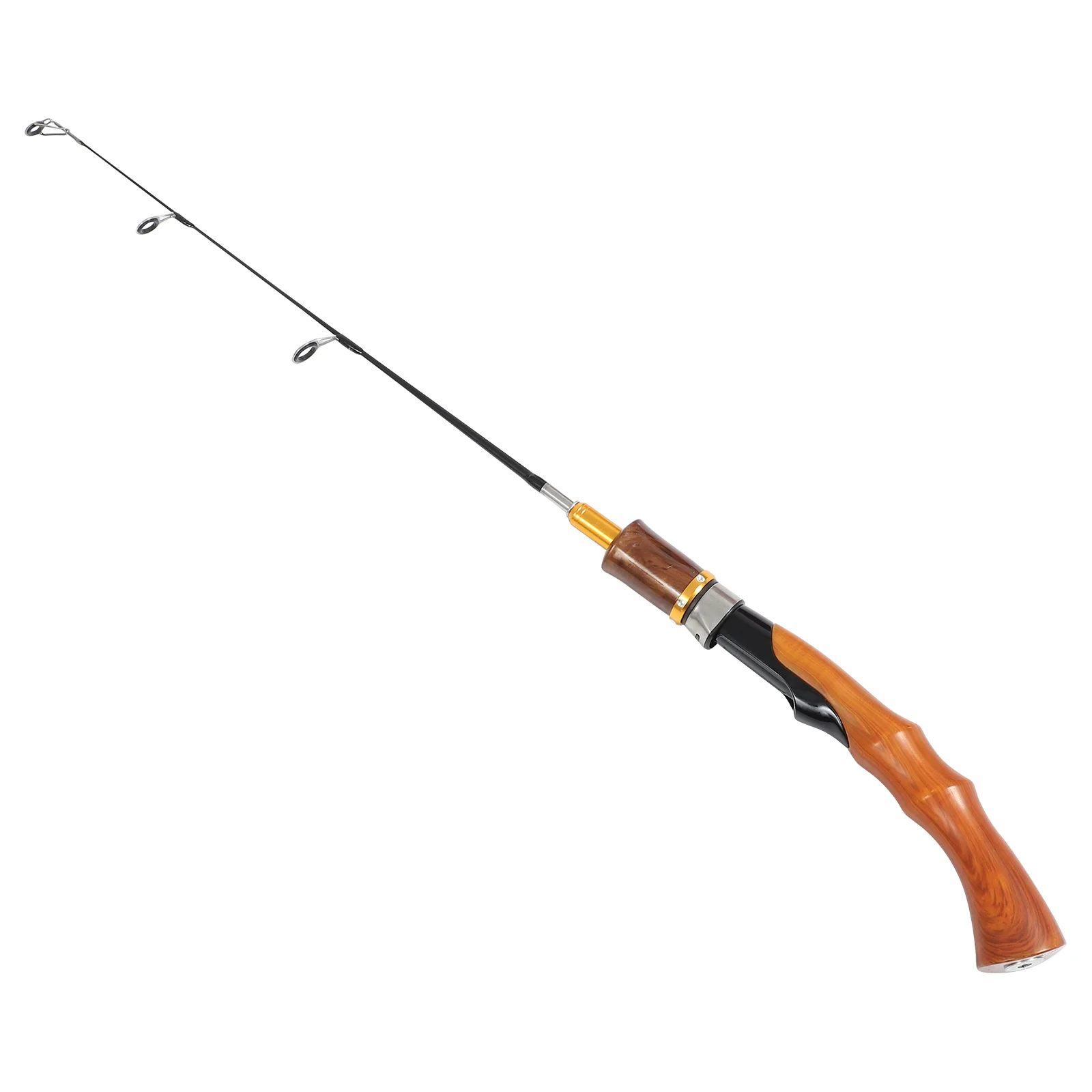 

Winter Telescoping Ice Fishing Pole Lightweight Material Handle Fishing Rod Fishing Gear Outdoor Fishing Accessory Supplies