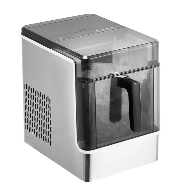 SucceBuy Machine à glaçons de comptoir, 24 glaçons prêts en 15 minutes, autonettoyante, portable, avec pelle et panier à glaçons 1