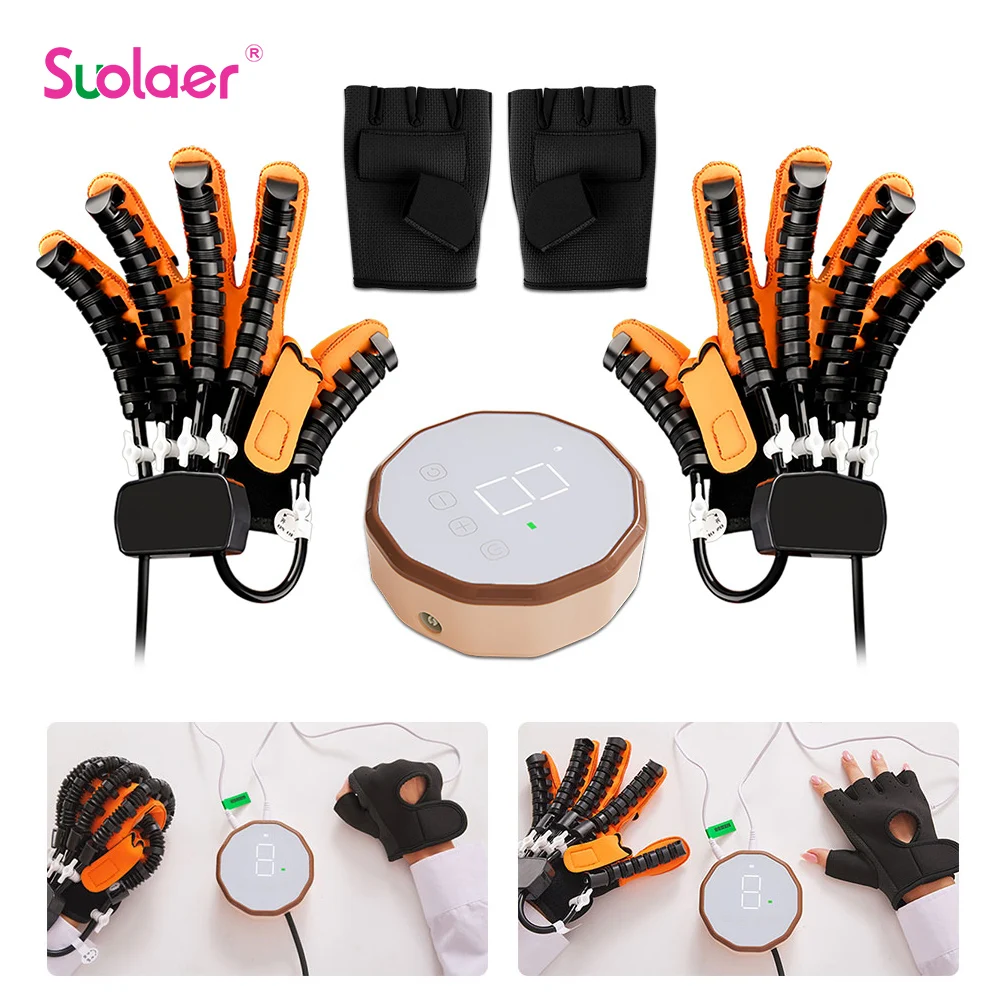 

Hemiplegia Robot Gloves Hand Exercise Tool for Stroke Patient Robotic Rehabilitation Glove Cerebral Infarction Paralyzed Recover