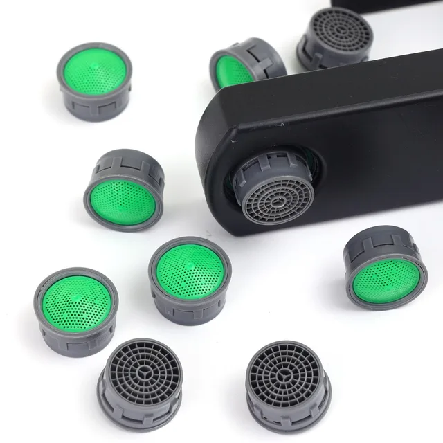 50/5PCS Faucet Aerator Plastic Insert Replacement Nozzle Filter Faucet Flow Restrictor Anti-splash Sink Basin Tap Accessories 5