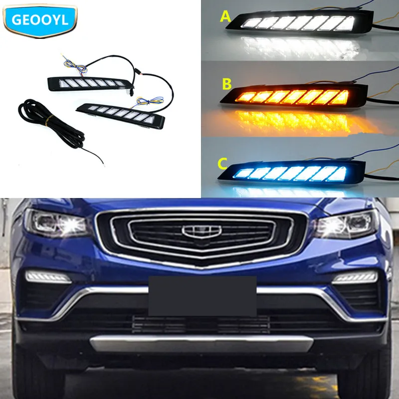 Car Front Daytime Running Light Assembly,for Geely Atlas Pro,azkarra