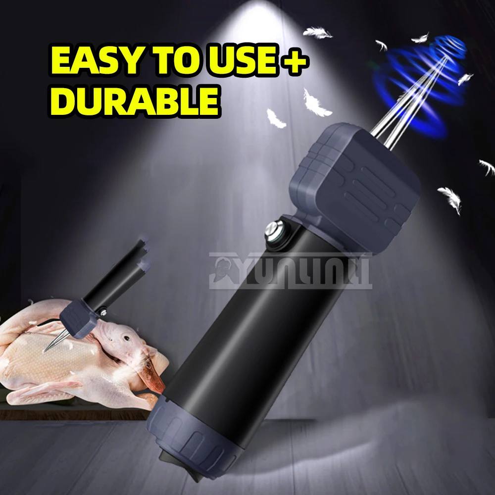 Plumeuse électrique Pour Volaille, Machine D'épilation Pour Canard | Machine D'épilation De Volaille Portative | Outil D'élimination Des Plumes électrique à Rotation à Grande Vitesse Pour Oiseau, Cana