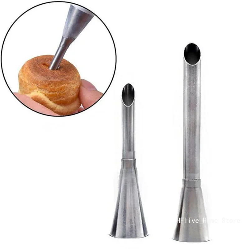 Stainless Steel Icing Piping Nozzle, Cream Beak Pastry, Puff Cream Injector, Cake Nozzle Tips, Baking Tool, Cake Decorating Tool