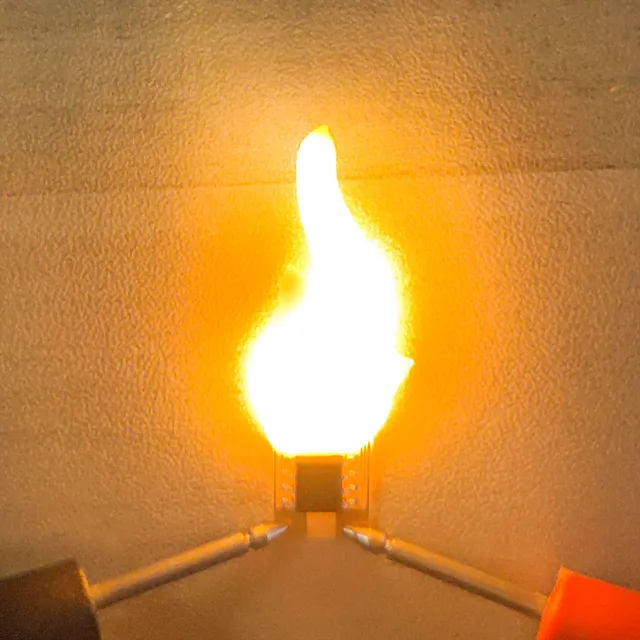 DC 3V 5V Led Cob Flash Candles Edison Flame LED Filament Diode Party