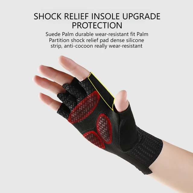 GTUBIKE – gants de cyclisme demi-doigt respirants, ultralégers, pour vélo de route, antidérapants, coussin en Silicone, équipement de Sport rafraîchissant, été 5 GTUBIKE – gants de cyclisme demi-doigt respirants, ultralégers, pour vélo de route, antidérapants, coussin en Silicone, équipement de Sport rafraîchissant, été 5