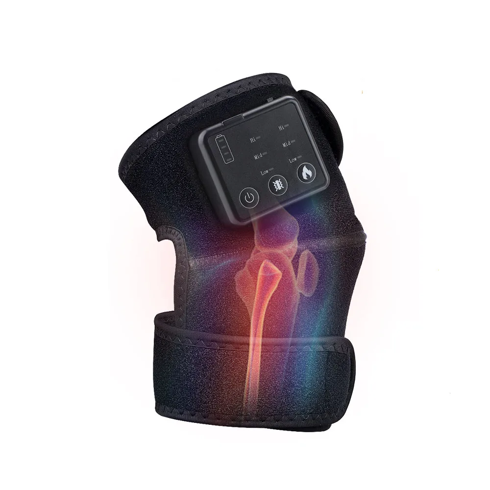 Far Infrared Heating Knee Massage Vibration Joint Pain Relief Shoulder