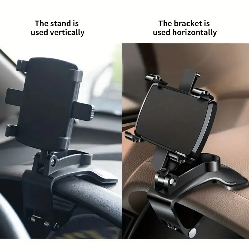 Supporto per telefono per auto Cruscotto Supporto per cellulare Supporto per cellulare Clip nella staffa di supporto GPS per auto per iPhone Supporto per auto portatile Samsung - Image 2