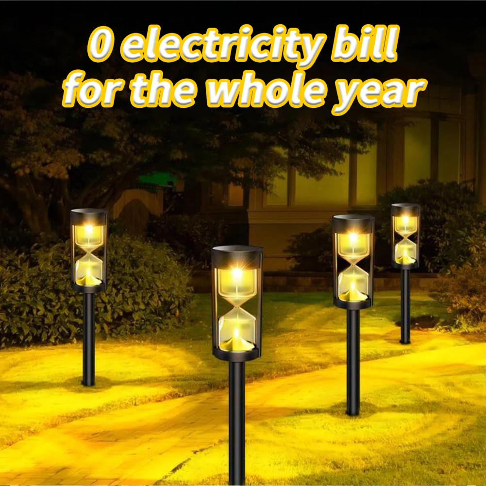 

4 шт., водонепроницаемые садовые фонари на солнечной батарее