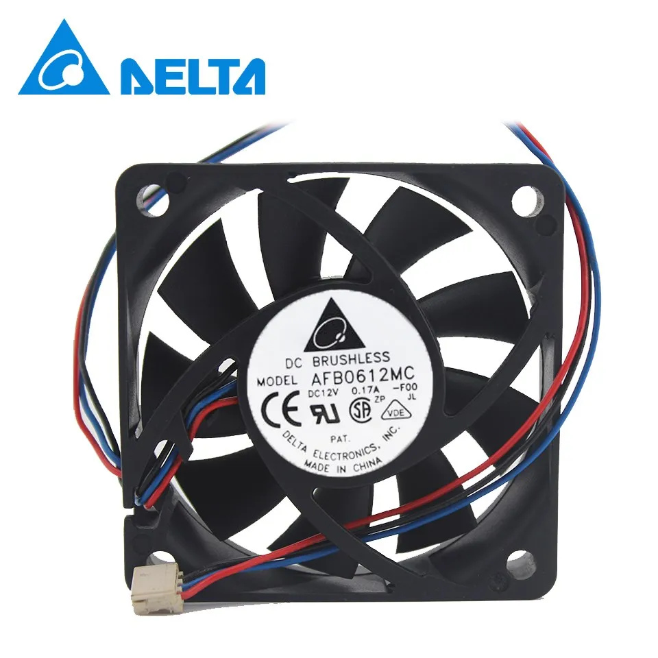 

AFB0612MC 6015 60MM 6CM 12V 0.17A Dual Three-ball Speed CPU Vooling Fan For Delta