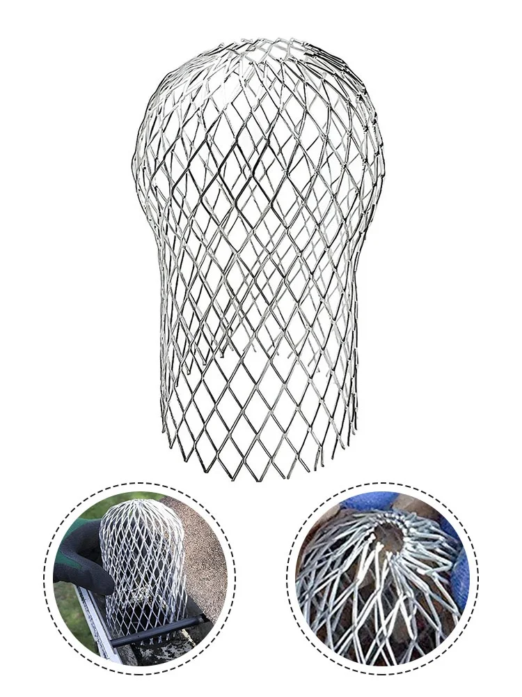 1pcs 17x10cm Rain Gutters Roof Guard Filters Expand Aluminum Filter Strainer Stops Blockage Leaf Drains Debris Drain Net Cover gutter leaf guard