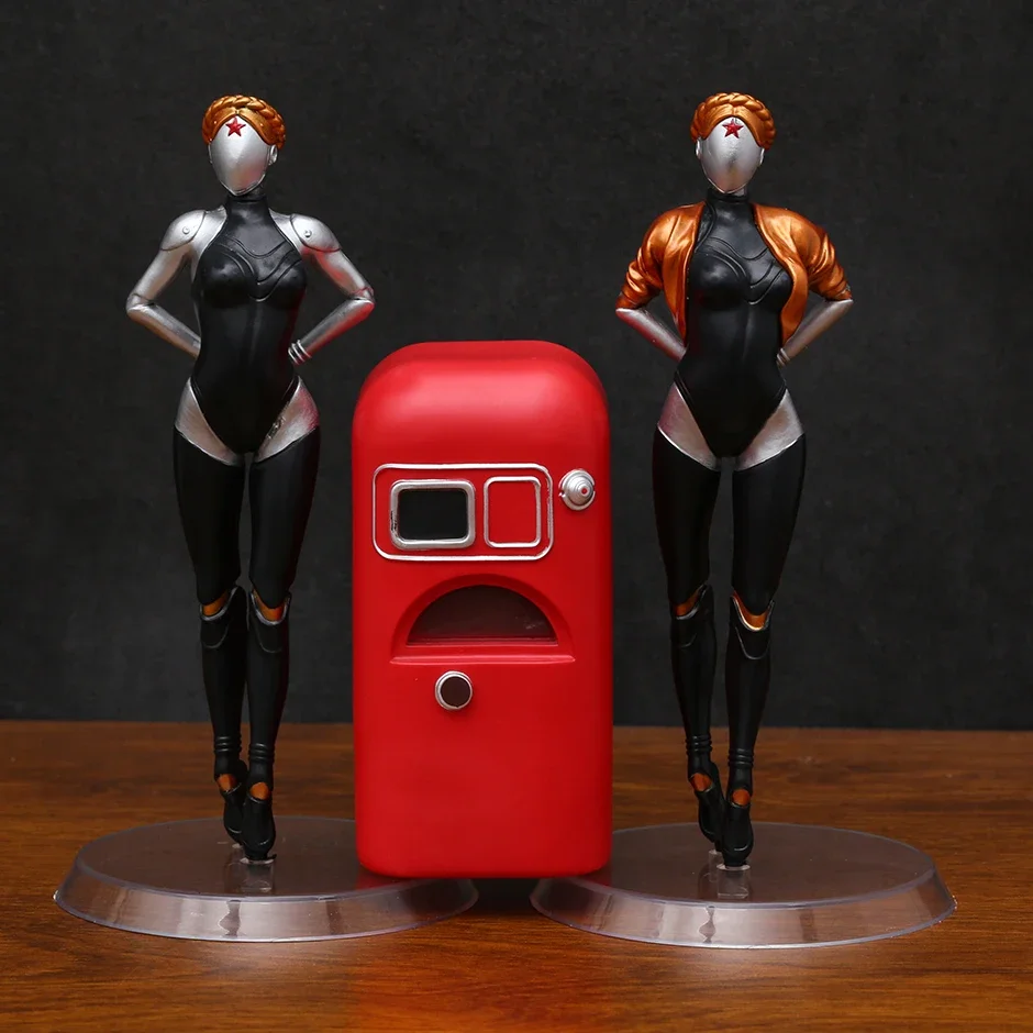 

Двойная фигурка робота из ПВХ Коллекционная модель игрушки подарки