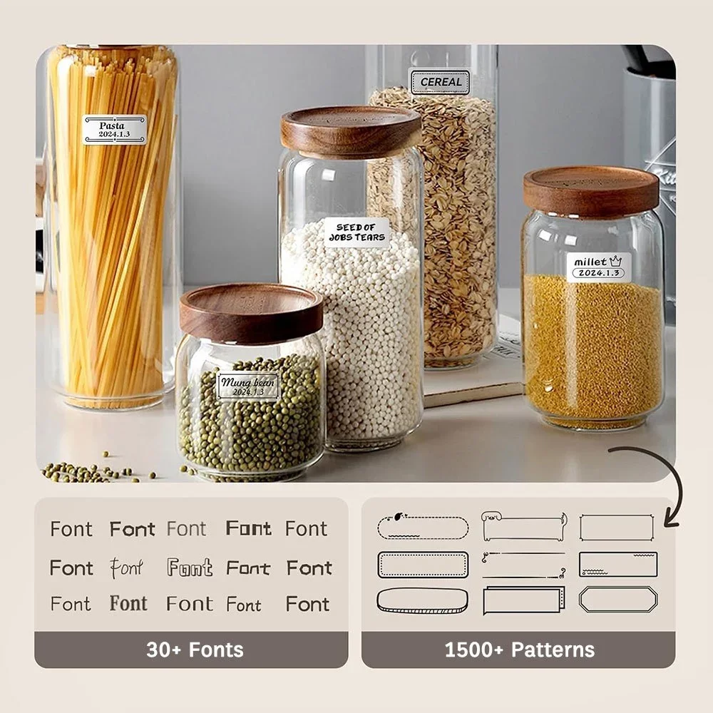 NiimBot D11/D110/D101 야광 스위치 홈 스티커 열 라벨 프린터 용 열 라벨 롤 인쇄 용지