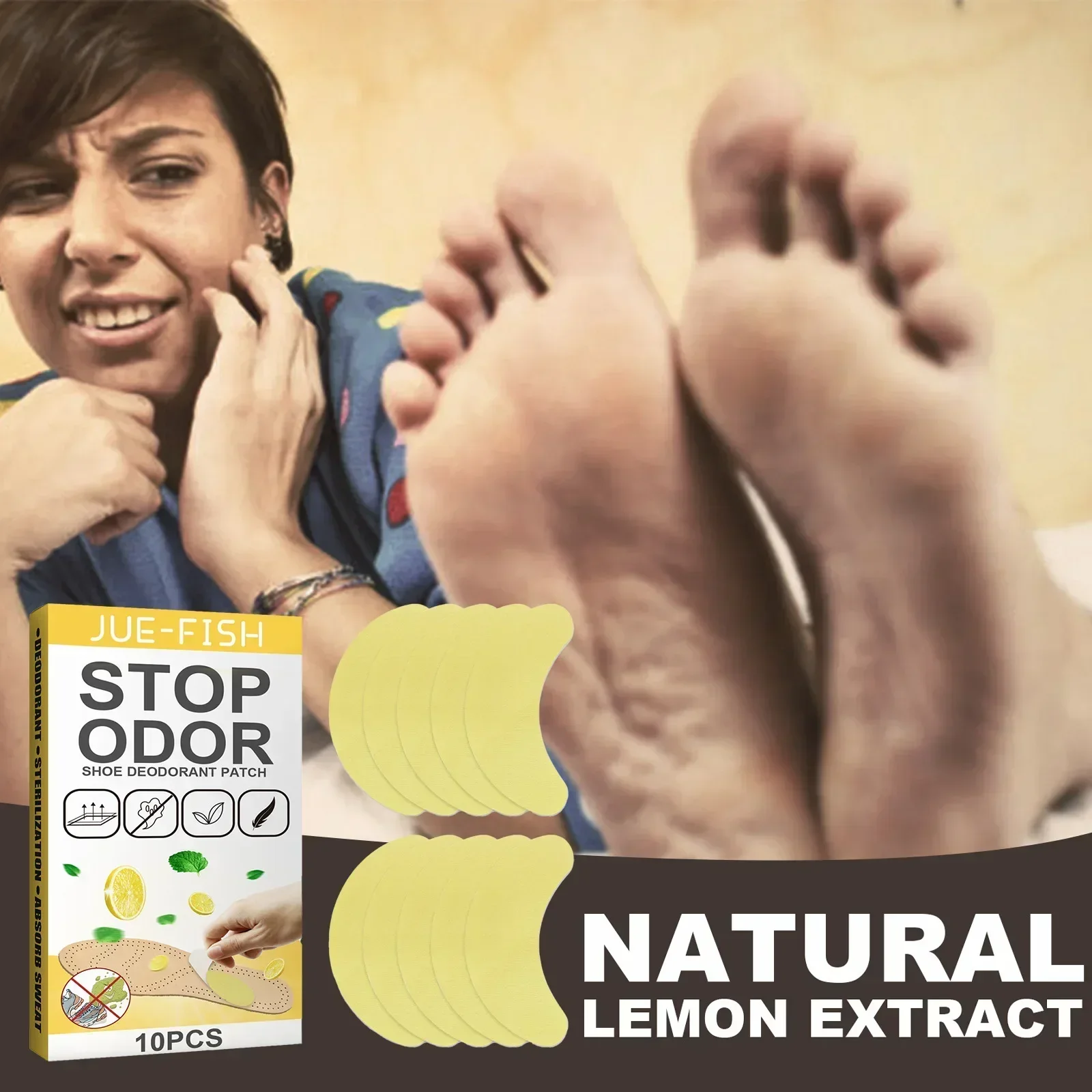 shoe deodorizing patch for fresh and odorless removal, preventing foot odor and sweat, sports shoes, stinky insole patch