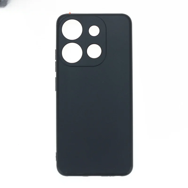Frosted Black Silicone TPU Case - Soft Shell Protective Cover