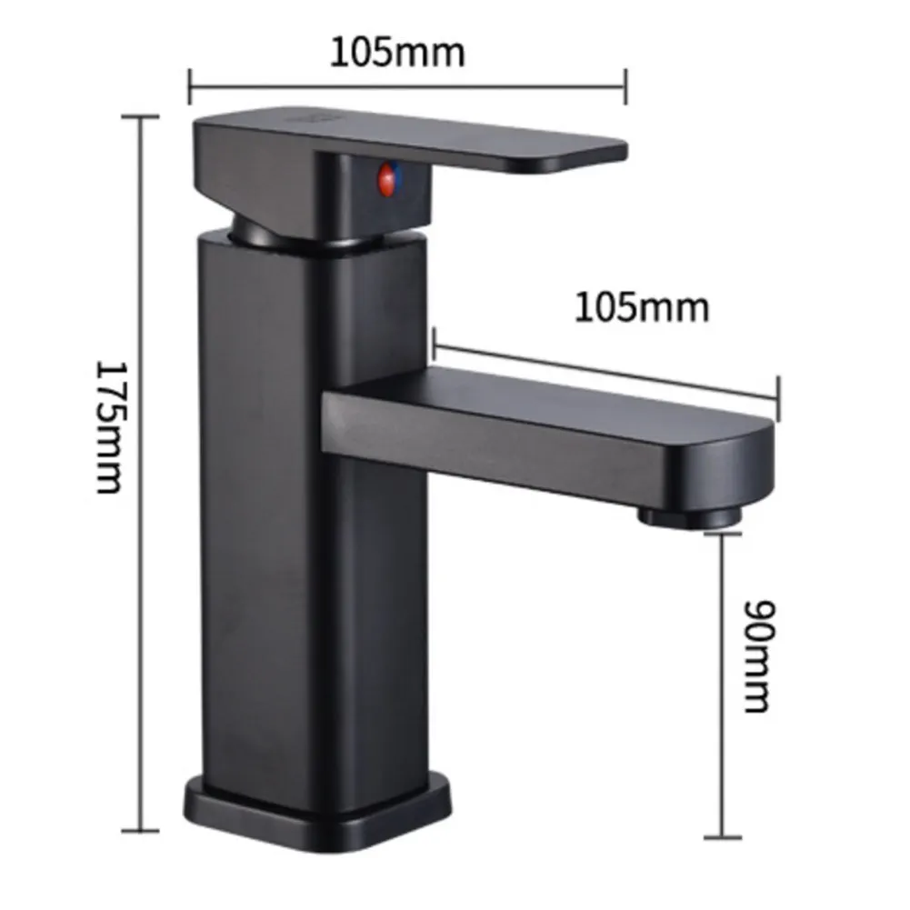 

Bathroom Counter Basin Faucet Hot &Cold Water Mixed Faucet For Basin Faucet Sink Tap Bathroom Mixer Antirust Surface